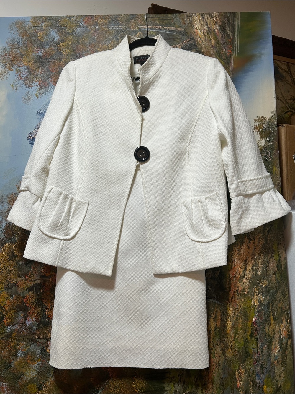 BLACKER By Stanley Blacker Skirt Suit.